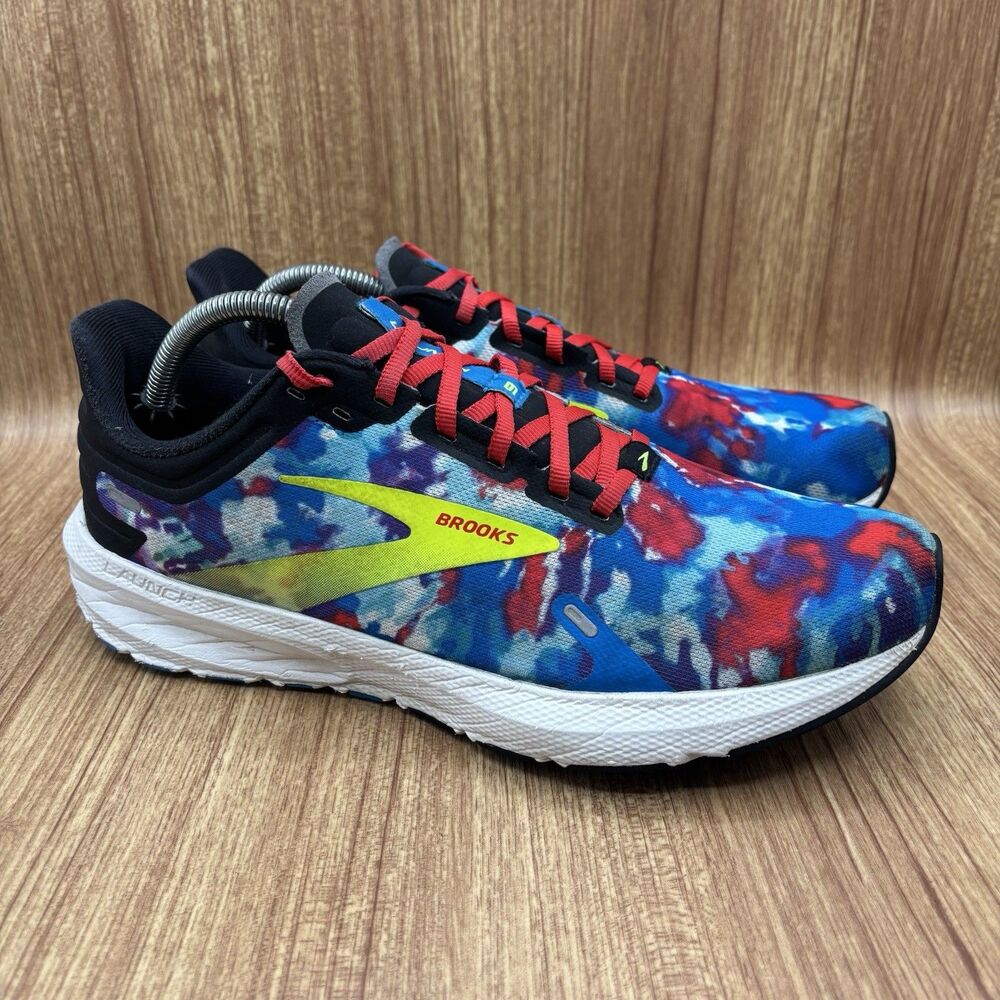 Brooks Launch 9 Women's Athletic Shoe Size‎ 11 B Multi Tie Dye Running